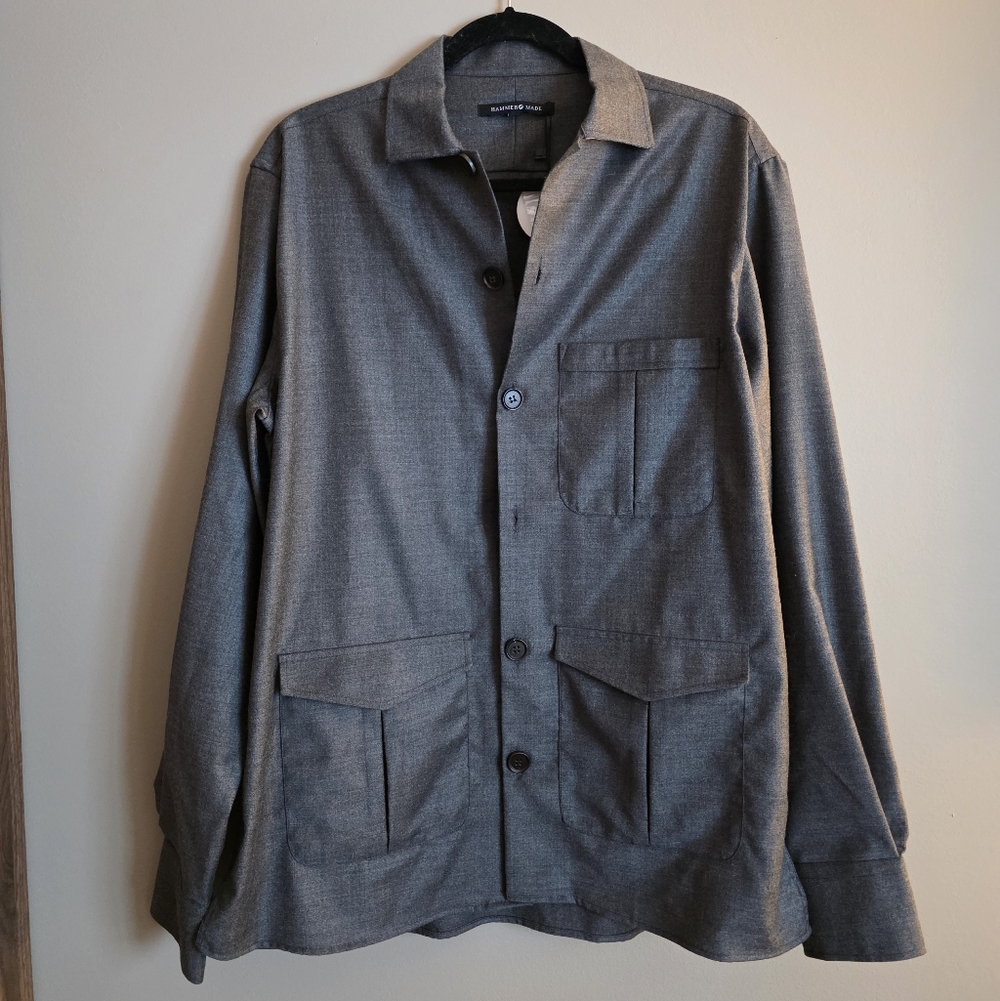 NWT Hammer Made Adam Button Knit Shirt